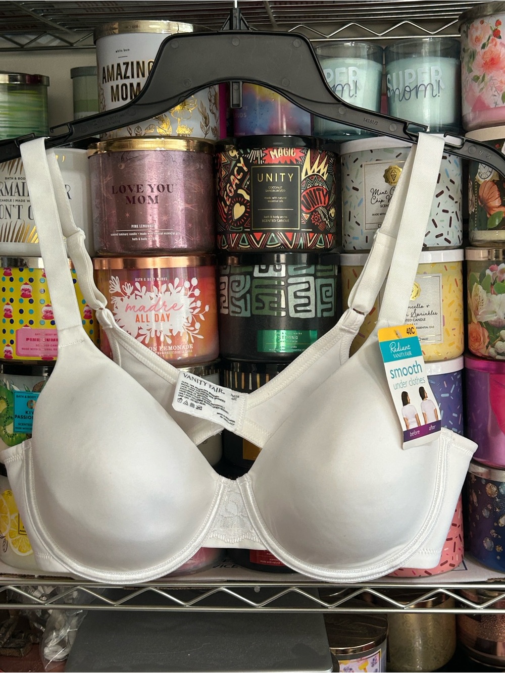 Vanity Fair White Smooth Underwire Bra